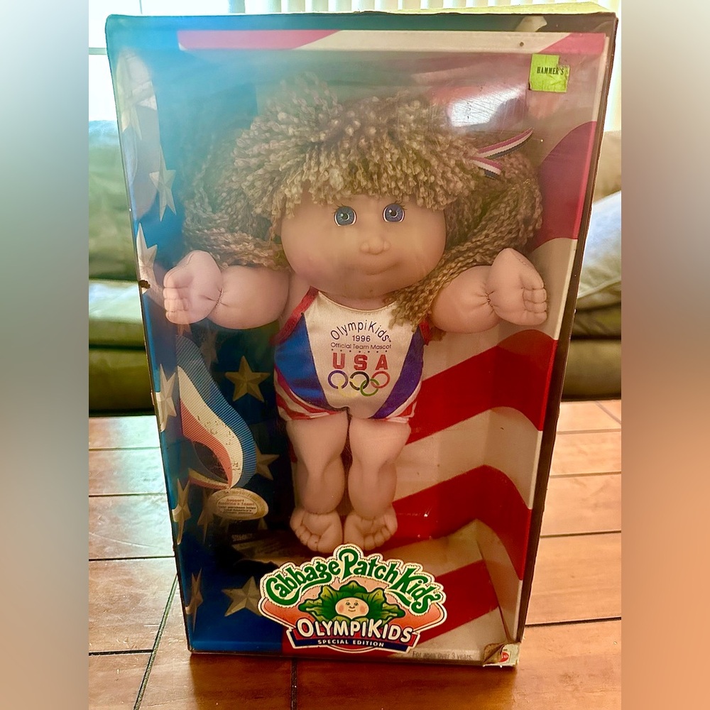 Rare Vintage 1996 OLYMPIKIDS- Cabbage Patch Kids Doll (Special Edition)